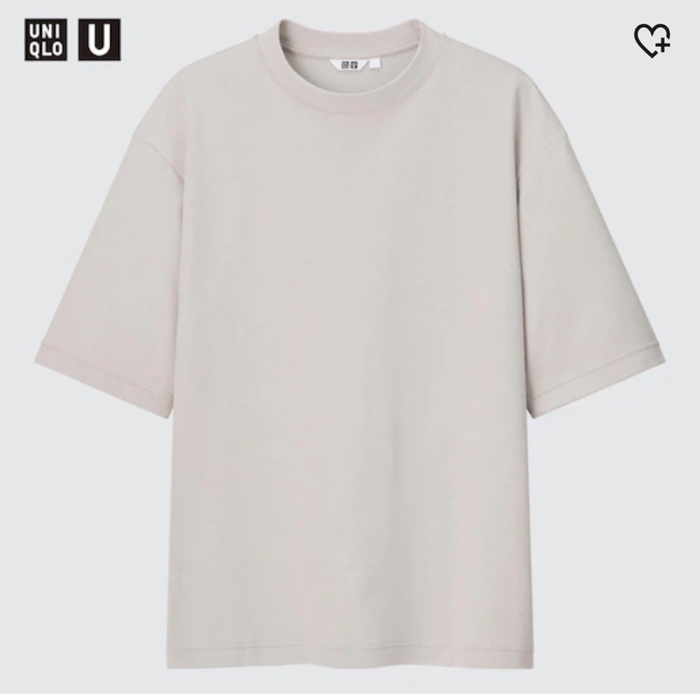 COPY - COPY - COPY - COPY - COPY - U AIRism Cotton Oversized Crew Neck Half-Sle…
